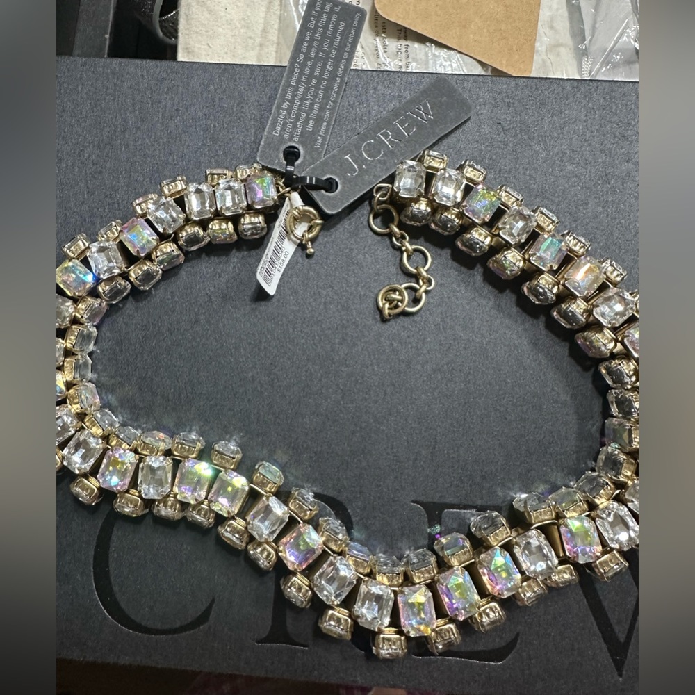 J. Crew Full Spectrum Jeweled Necklace. New with tags.